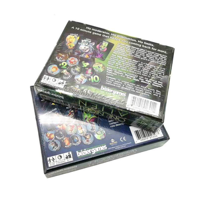 Английская версия One Night Ultimate Werewolf Daybreak настольная игра бренд Alien& Deluxe Edition карточная игра Daybreak вампир игрушка подарок
