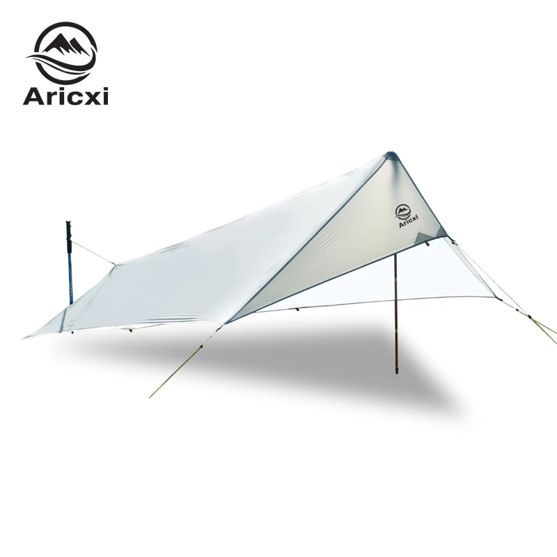 Waterproof 20d Silicone Coating Nylon Camping Shelter Canopy Rainfly Lightweight Tarp Qnlly Ultra Light Rain Fly Tent Tarp