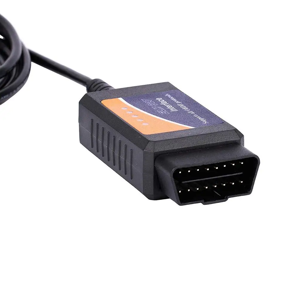 USB устройство ELM327 совместимый интерфейс с HS-CAN/MS-CAN переключатель для Forscan Focus Mazda Ford ELMconfig OBD2 Adeeing