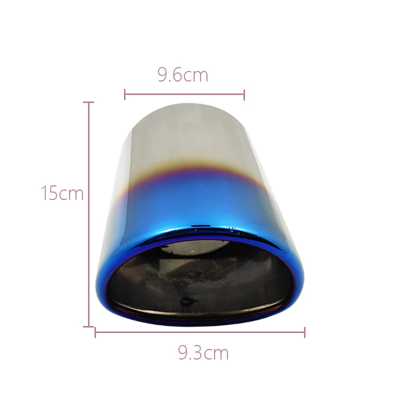 Car exhaust pipe is suitable for Audi Q5 Volvo V70 Mazda 3 Honda Accord stainless steel silencer tail throat accessories