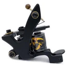 10 обертывание 1 шт. проволочная резка катушки татуировки машина для лайнера черного цвета железные татуировки принадлежности для татуировки иглы наконечник