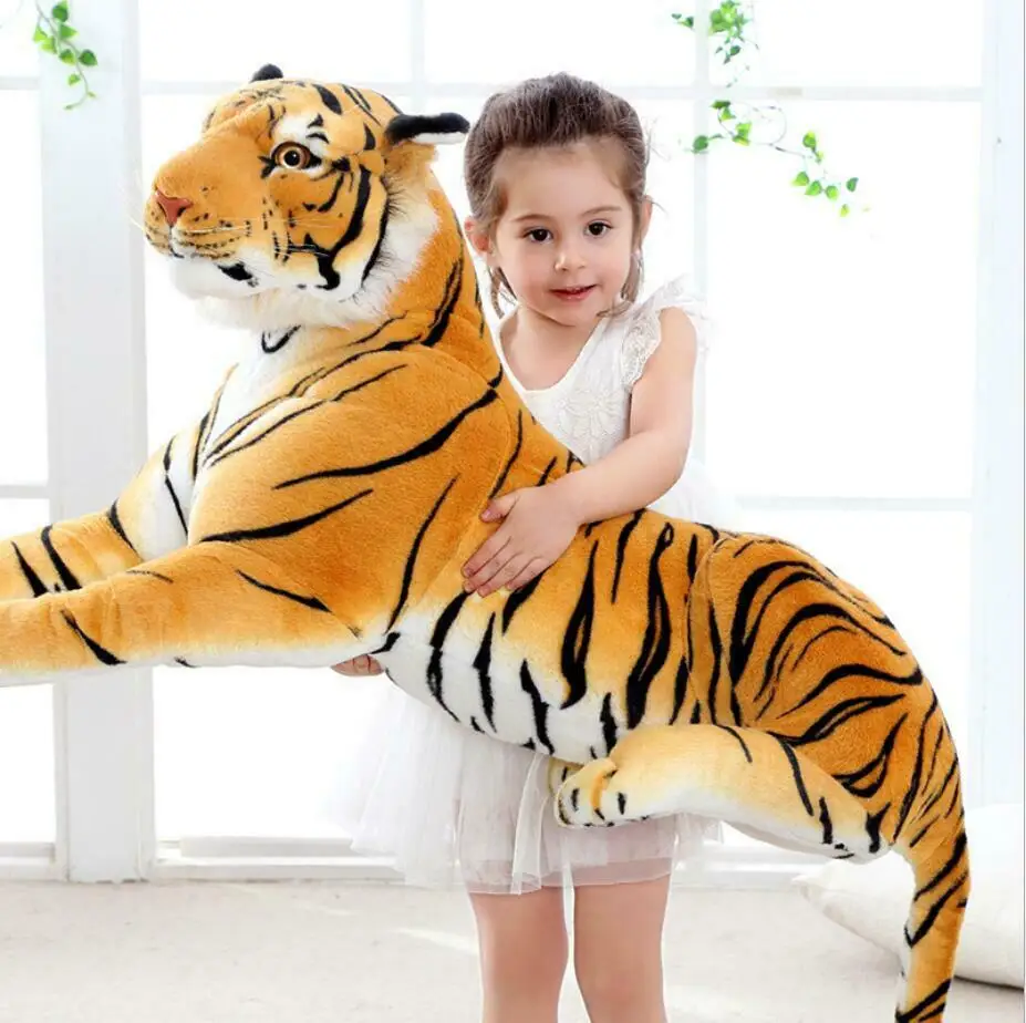 110 см/43," имитация тигра плюшевые игрушки большой тигр мягкие животные Sof Подушка подарок мягкие животные