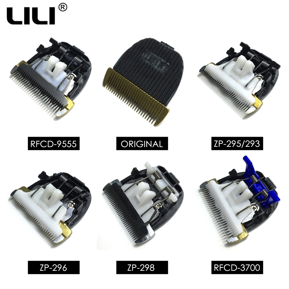 Original Titanium Ceramic Blade For Hair Clipper LILI ZPSTRONG RFCD-3700 ZP-680 ZP-295 ZP-293 Pet Dog Hair Trimmer Spare Head hair clipper,hair trimmer
