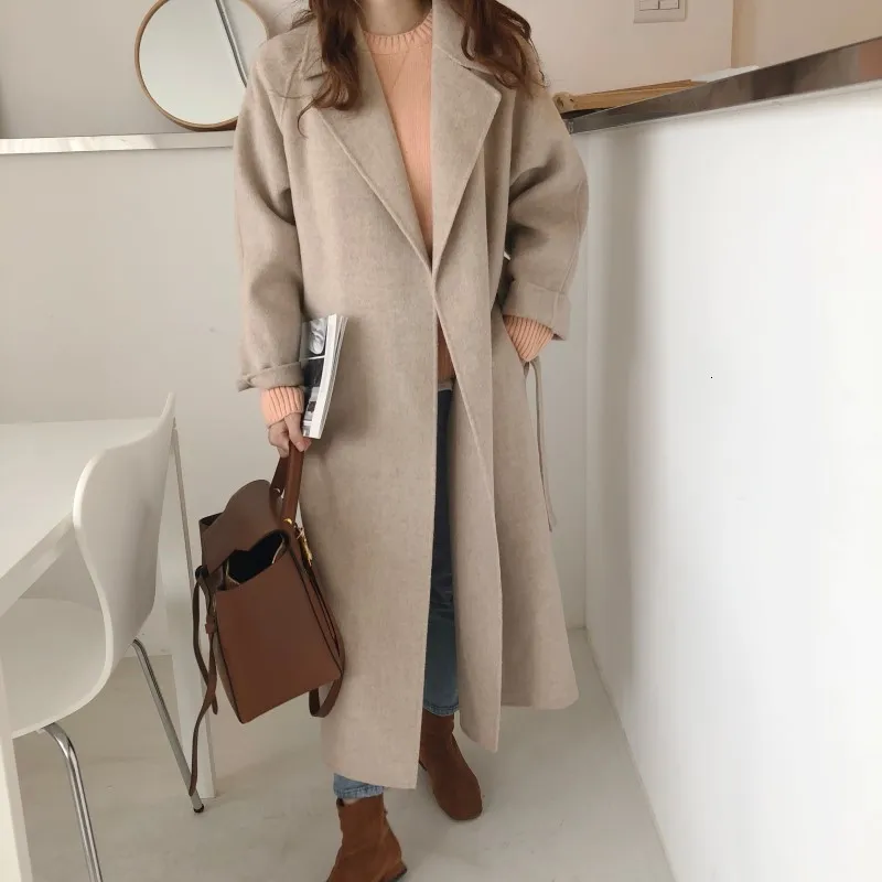 black puffer coat womens Women Winter Long Overcoat Outwear Coat Loose Plus Size Cardigans Long Sleeve Manteau Femme Hiver Elegant white bubble coat