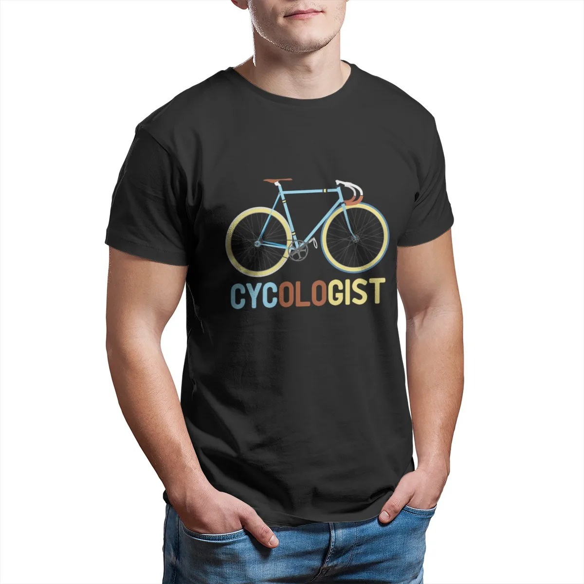 Смешной велосипед Cycologist подарок для влюбленных модные игры красный с коротким