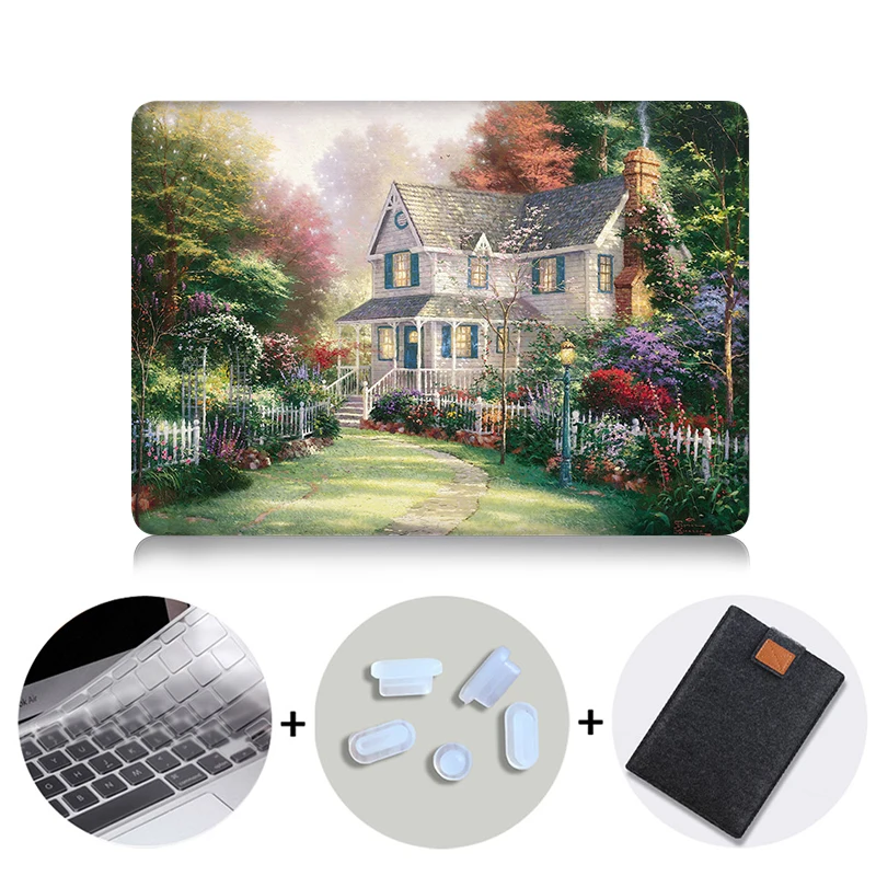 MTT чехол для ноутбука Macbook Air Pro retina 11 12 13 15 с сенсорной панелью, масляной краской, чехол для mac book Pro 13,3, 15,4 дюймов, чехол - Цвет: MB01
