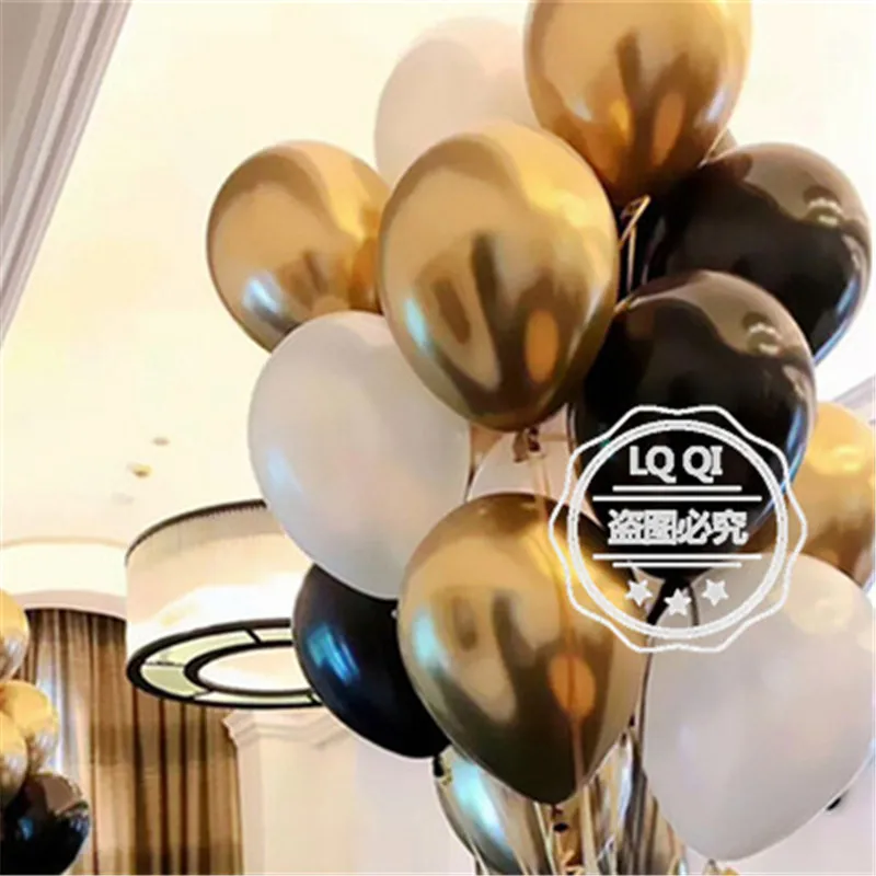 18pcs-lot-Pink-Latex-Balloon-Chrome-Gold-Silver-Gold-Chrome-Metallic-Wedding-Bridal-Shower-Theme-Party (2)