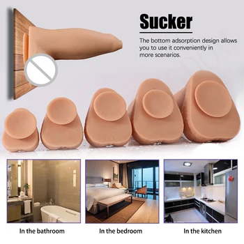 Super Big Dildo Soft Flexible Silicone Sex Toy Sucking Cup Female Masturbator Vagina Stimulator G-spot Massage Adult Sex Product 3