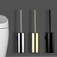 

Premium Slim Toilet Brush Stainless Steel Standing Cleaner Tools Wall WC Creative Escobilla Inodoro Home Accessories GTJ50