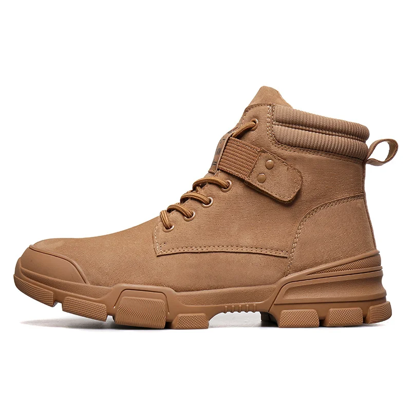 Brown Winter Outdoor High Quality Men Snow Boots Men Winter Boots Warm Shoes Fashion Sneakers Casual Shoes for Men%9818 - Цвет: Brown