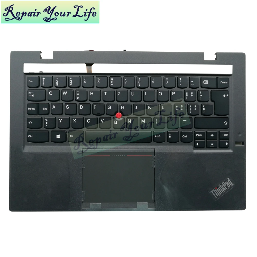 Клавиатура для ноутбука Lenovo Thinkpad X1 carbon Gen 2nd SW Switzerland клавиатура с подсветкой Упор