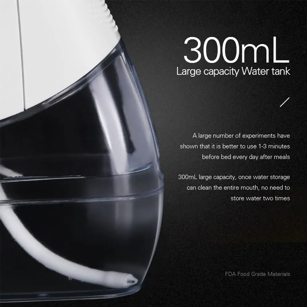 Tanie AZDENT przenośne elektryczne irygator doustny USB akumulator 300ML wody nić dentystyczna strumień wody pod ciśnieniem czyszczenie zębów 3 tryb wykałaczka