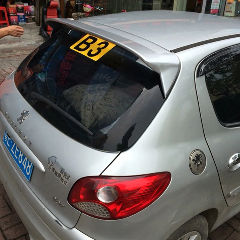 Спойлер для Peugeot 206 высококачественный задний спойлер из АБС пластика 207 2008