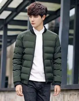 

New Autumn Winter Men Duck Down Jacket Ultra Light Thin Plus Size Spring Down Jackets Men Stand Collar Parka Outerwear GB001 2