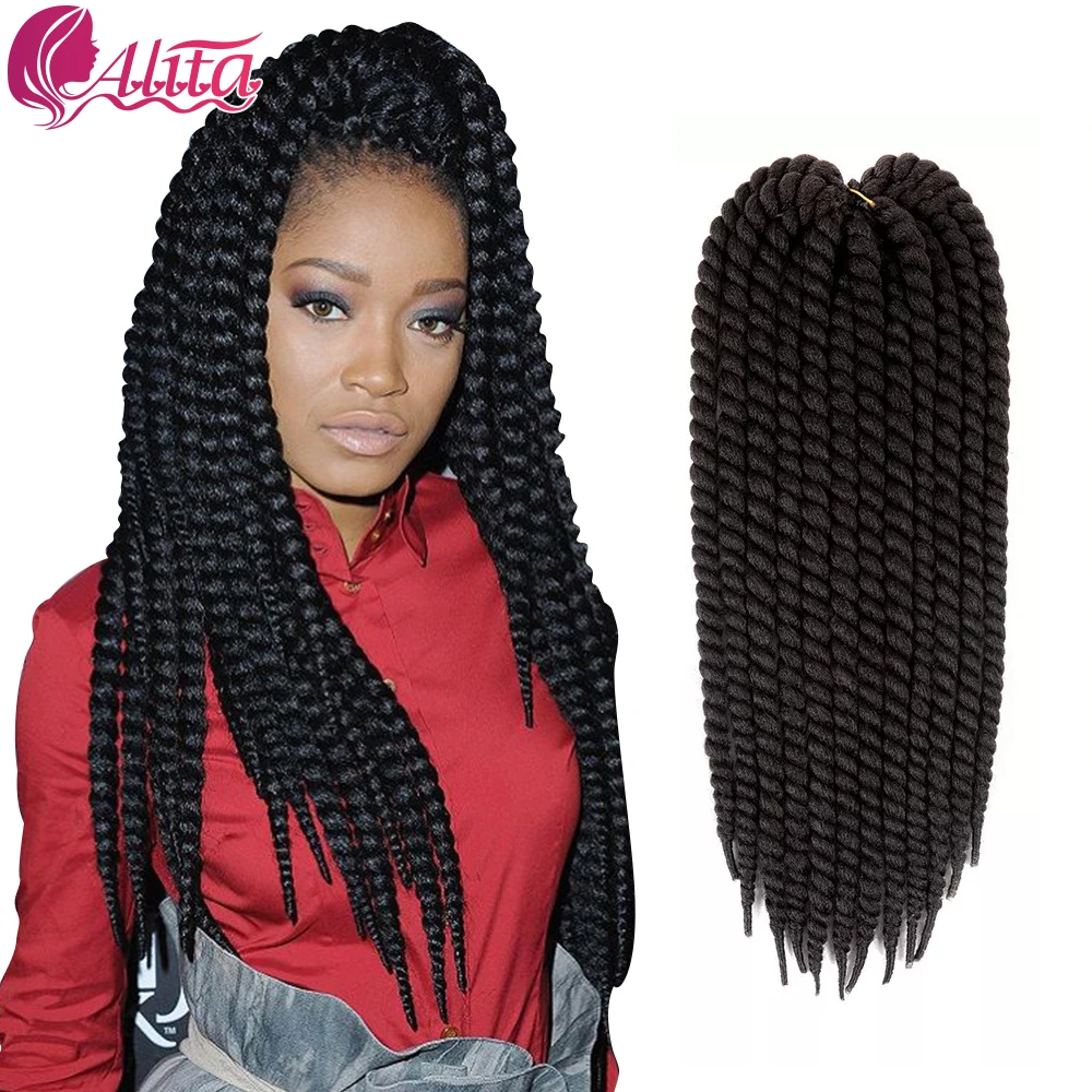 Mambo Twist Crochet Braids 22 Inch Ombre Color Synthetic Hair Jumbo Extensions Red Blonde |