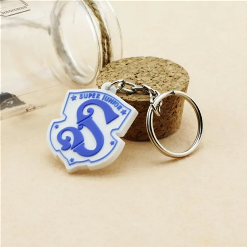 Kpop TWICE EXO GD CNBLUE бесконечный брелок, модный силиконовый брелок для женщин, брелок для ключей, ювелирные изделия chaviro Llaveros B086