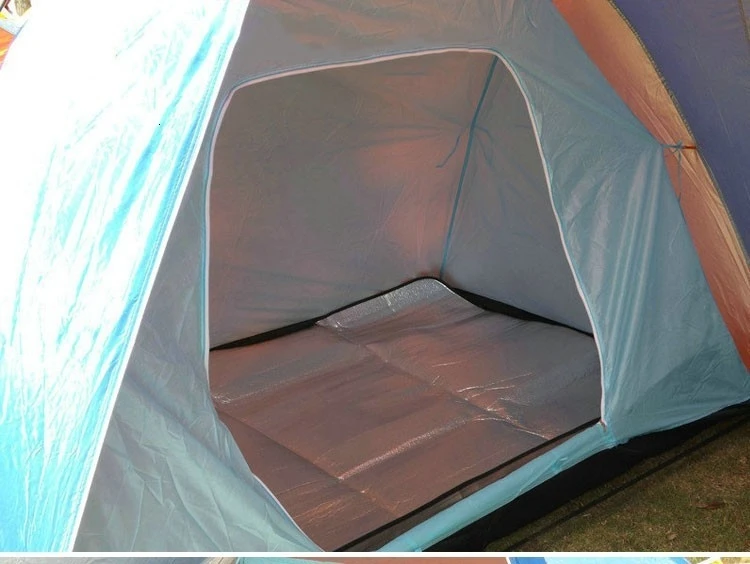 Двухслойная Водонепроницаемая большая походная палатка с двумя спальнями, палатка для дома на 5-8 человек, семейные вечерние, 420x220x175 см, 5,3 кг