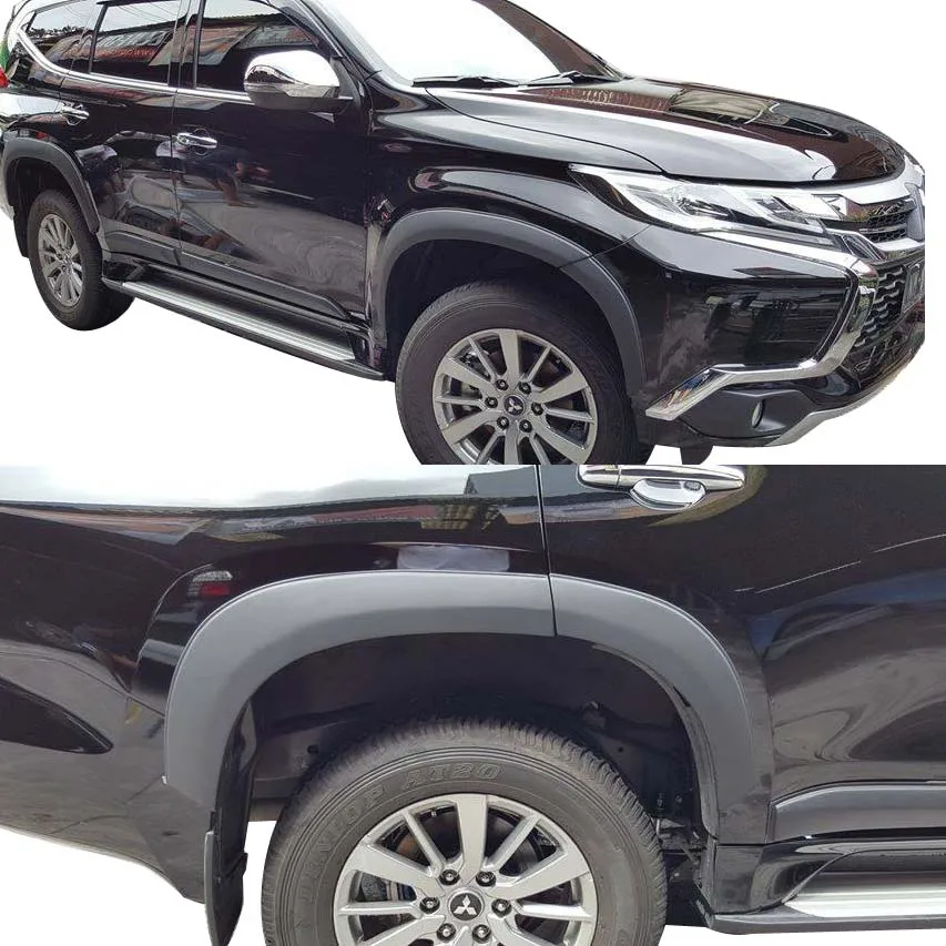 Брызговики для арки колес для Mitsubishi Montero Pajero Sport матовый черный