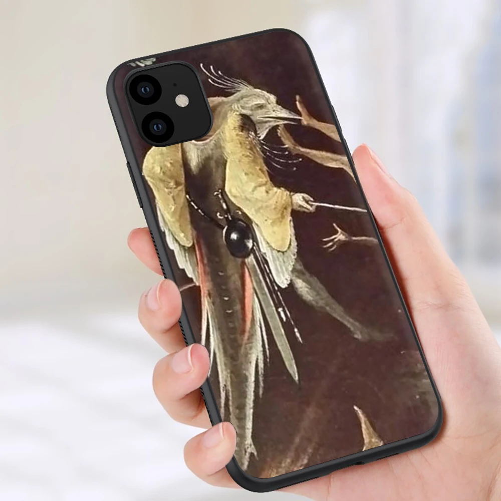 Hieronymus Bosch Мягкий силиконовый чехол для телефона чехол для iPhone 5 5S SE 6 6S 7 8 plus X XR XS 11 Pro Max - Цвет: B12