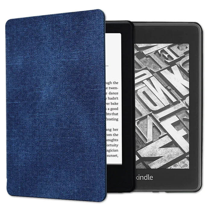 Синий SHELLBOX Магнитный умный чехол для Amazon Kindle Paperwhite 4 чехол funda для Kindle Paperwhite 4 10th Generation Case - Цвет: Синий