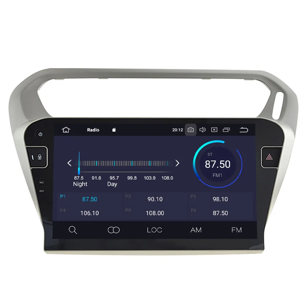 DSP ips Android 9 2 DIN экран автомобиля gps-навигация, dvd-плеер радио для peugeot 301 Citroen Elysee воспроизводитель Мультимедиа Радио