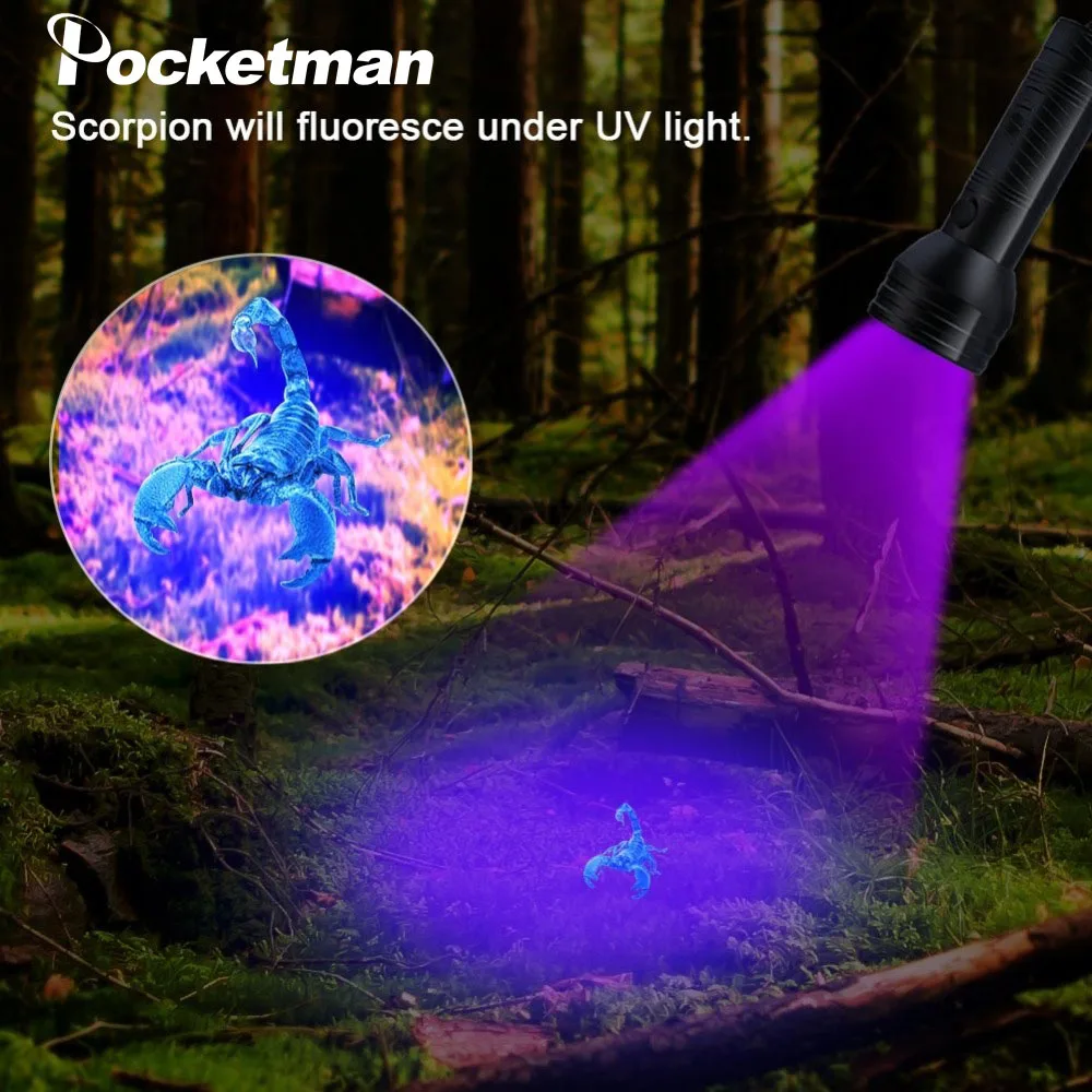

UV Flashlight Purple Light Torch 51LED 21LED 12LED UV LED Flashlight UV Light 395-400nm LED Torch Lamp Safety UV Detection
