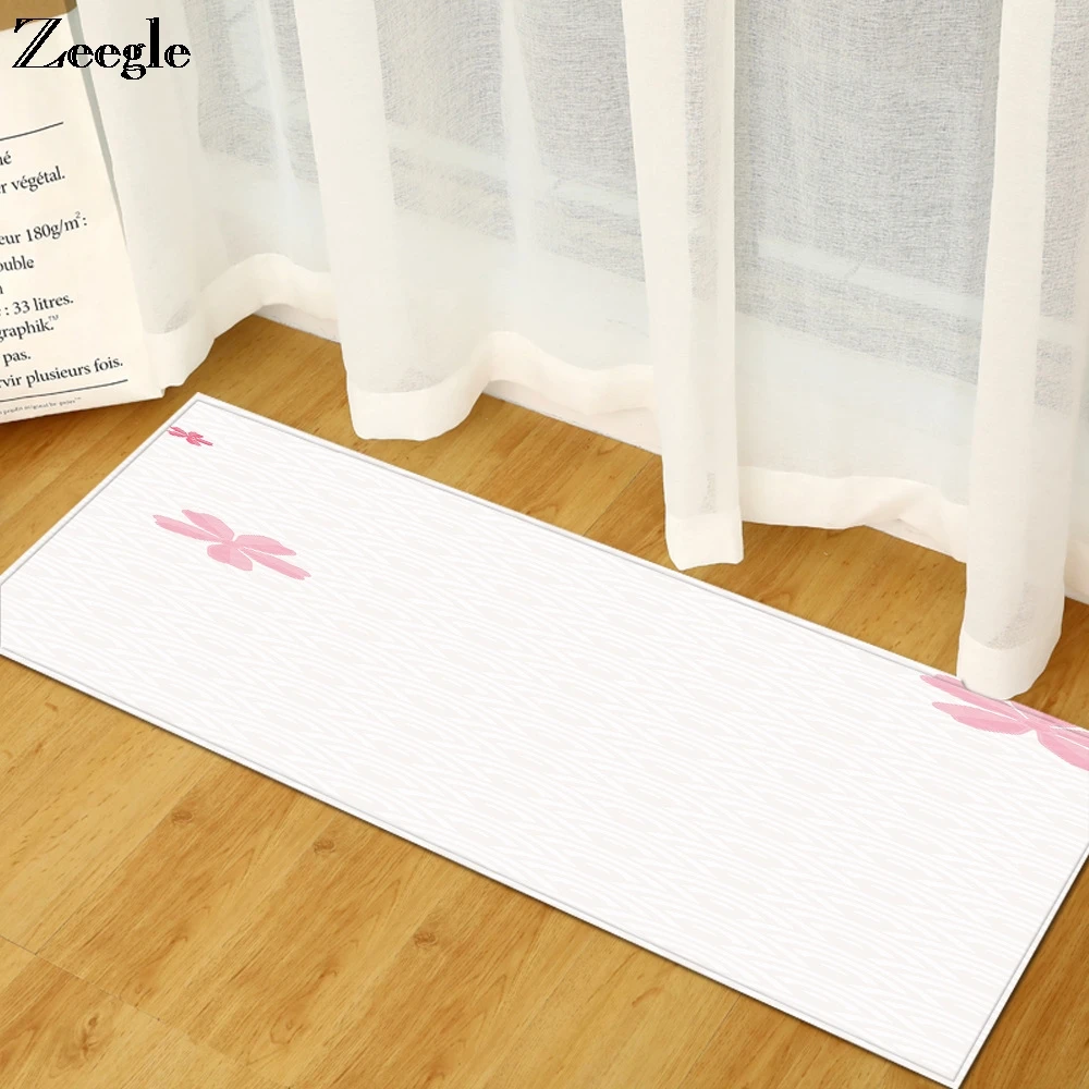 Rugs and Carpets for Home Living Room Anti Slip Hallway Floor Rug Long Rectangle Kitchen Carpet Flannel Soft Kids Room Area Rug