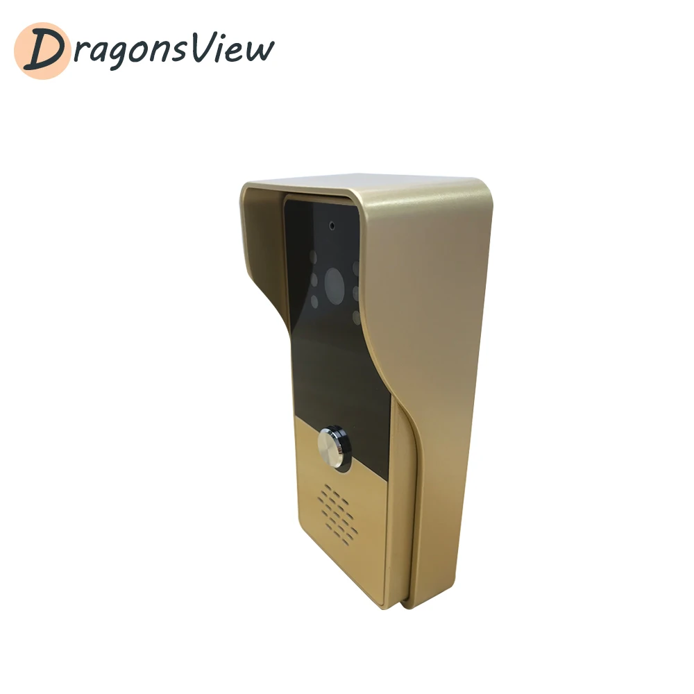 Видеодомофон Dragonsview с замком видеодомофон ИК видением дверной звонок камера 7