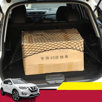 

For Nissan X-trail X Trail T32 2014-2020 Rear Car Cargo Storage Device Storage Elastic Carrier Mesh Network Car Internal Storage