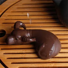 Китайский чай ПЭТ кунг-фу чай аксессуары фиолетовая глина буйвола украшение, приносящее удачу талисман денежный ребенок игрушка китайская чайная культура