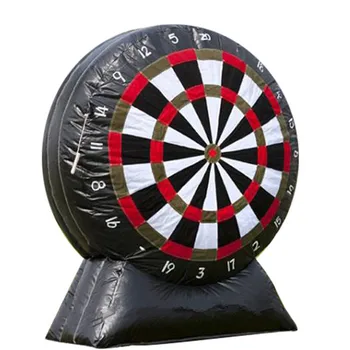 Cheap 3m/4m/5m High Huge Inflatable Dart Board Game Inflatable Outdoor Beach Sports Football Soccer Darts With Air Blower