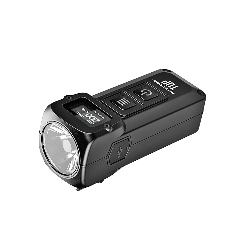 NITECORE TUP маленький фонарик usb зарядка CREE XP-L HD V6 max 1000 люмен расстояние луча 180 м EDC ручной фонарик мини свет