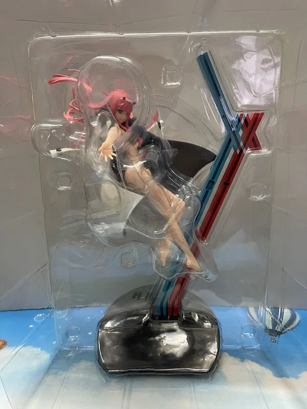 TRUEDECOMIX Anime Figure Darling in The FranXX - Zero Two 02 Pink Hair  Waifu Figure Hot Girl Statue Cartoon Characters Boxed Toy Model  17.5cm/6.9in : : Toys & Games