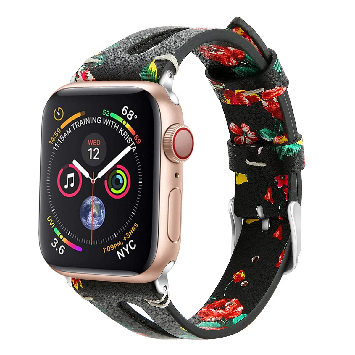 Кожаный ремешок для Apple Watch Series 6 5 4 band 40 мм 44 сменный Браслет apple watch 38 42 iwatch SE