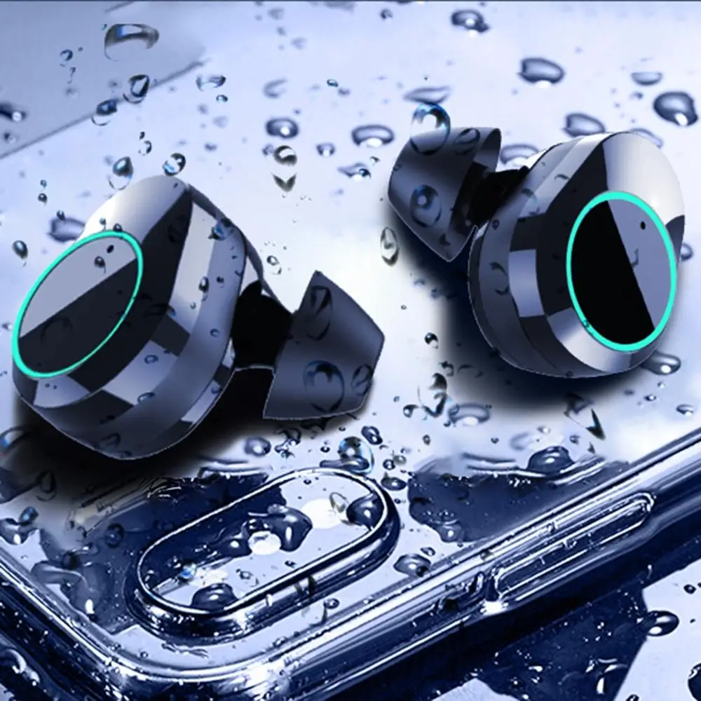 

HAMTOD G05 Bluetooth 5.0 Headset IP6X Waterproof Touch control with Magnetic Charging Box