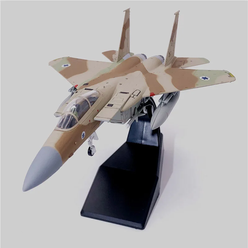 

1:72 1/72 Scale Israel McDonnell Douglas F-15 Eagle Jet Fighter Diecast Metal Plane Aircraft Model Children Toy