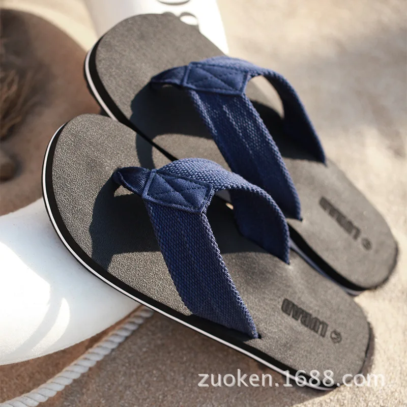 

Luladi 2018 New Style England MEN'S Flip Flops Summer Flip-flop Anti-slip Breathable Sandals Fashion Man Sandals