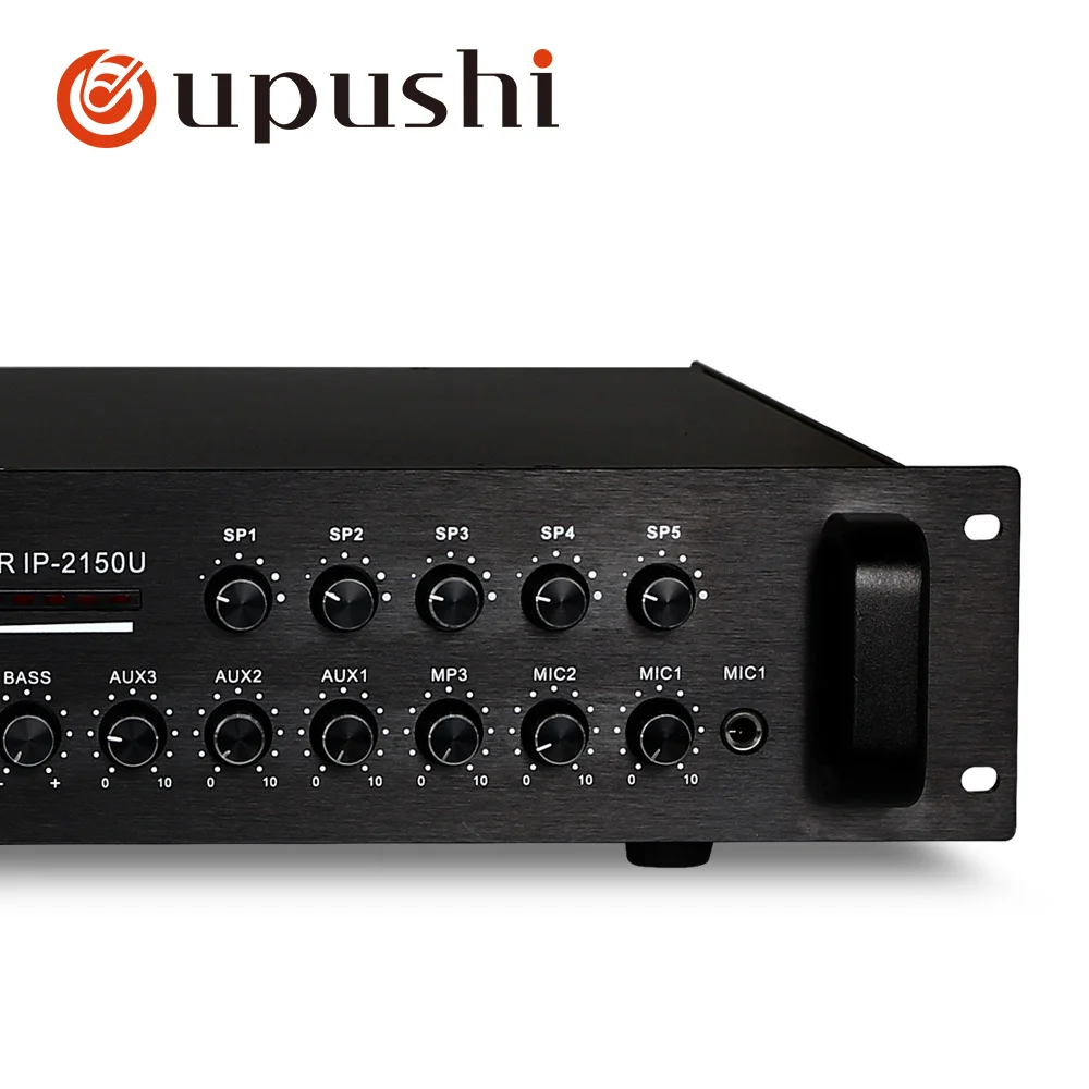 Oupushi IP-2150U/2250U/2350U 5 зоны настройки Встроенный беспроводной bluetooth, работает от сети IP усилитель вещания