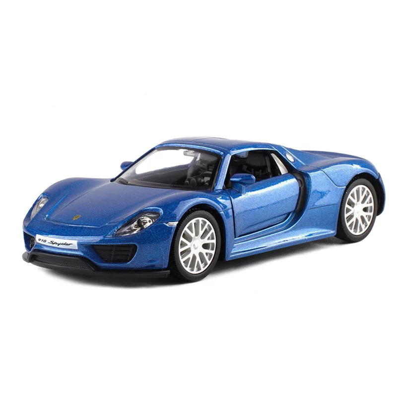 Hot Selling Cake Bakery Model Sports Car Alloy Car CHILDREN'S Toy Genuine with Logo 918 Warrior Car Model