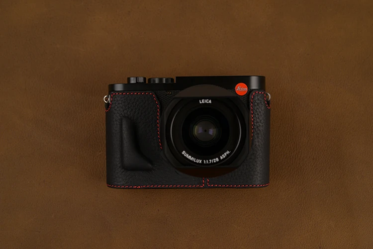 AYdgcam ручной работы из натуральной кожи чехол для камеры половина тела для Leica Q Typ 116 Leica Q2 Нижняя крышка ручка винтажный Чехол