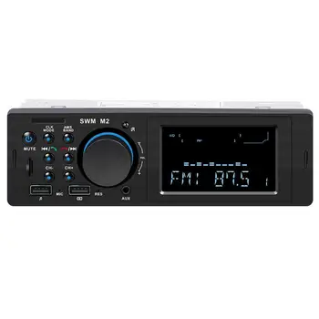 

1 Din Automobile FM Radio Multimedia MP3 Player Car Stereo Dual USB Audio Player Remote Control Support TF Card