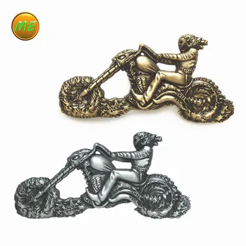 

Punk Brass Badges Ghost Rider Motorcycle Metal Medal Cap Ghost Rider Badge brooches For clothes Vest Bag Hat pins