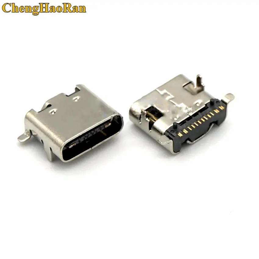 ChengHaoRan 1 шт. разъем Micro USB 3 Type-C 16pin SMD гнездовой для мобильный телефон зарядный порт