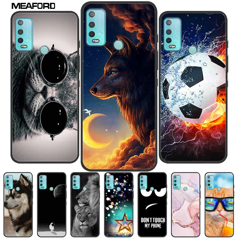 Per Wiko Power U10 Custodie U30 U20 Wolf Lion Custodie Morbide In Silicone Tpu Per Wiko Power U30 Cover Posteriore Funda Coque Poweru10 U 20