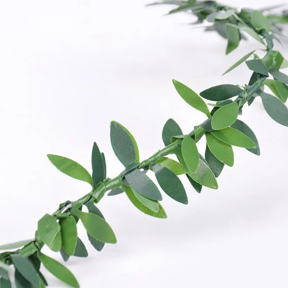1PCS 7.5m Artificial Ivy Garland Foliage Green Leaves Simulated Vine For Wedding Party Ceremony DIY Headbands