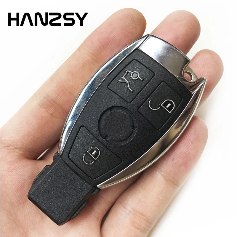 Smart key Fob Shell For Mercedes W205 W212 W210 w204 w203 W211 For Benz A B C E S Class 3 Button Remote Key Cover blank Case silicone car samrt key fob case cover for mercedes for benz a b c e s g class w204 w205 w212 w213 w176 w177 glc cla amg parts