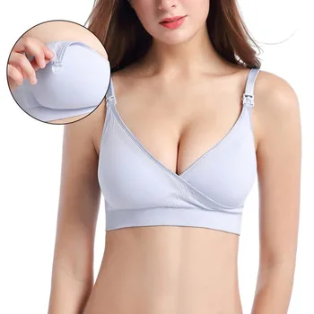 

Pregnant Women Nursing Bra Maternity Nursing Bra Healthy Cotton Comfortable Front Closure Breast Feeding Lingerie
