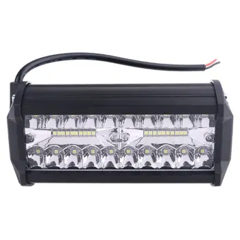 

1Pc 7\" 100W LED Work Light Long Bar Flood Spot Beam Waterproof Offroad 4WD E7CA