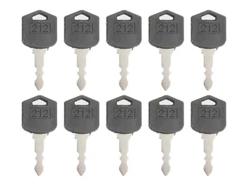 

10pc Key Fits Doosan Daewoo Forklift Skid Steer 212 D554212 Free Shipping