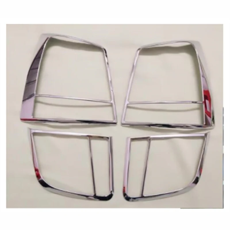 

Car Styling Exterior Taillight Cover Trims For Kia Sorento 2010 2011 ABS Chrome Rear Light Lamp Frames Protector 4Pcs/set